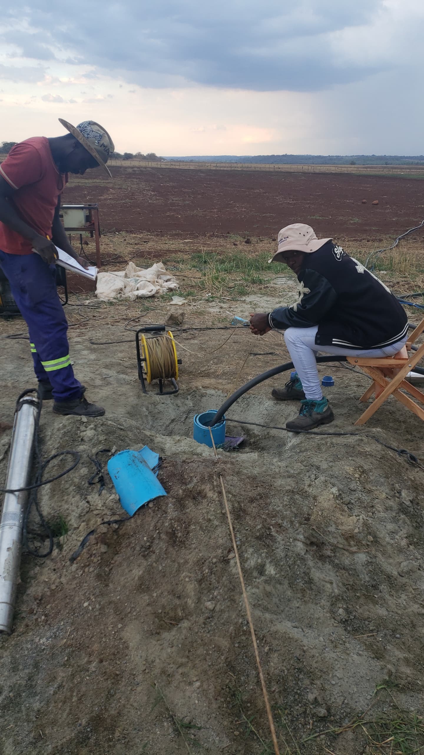Pump yield testing in the field